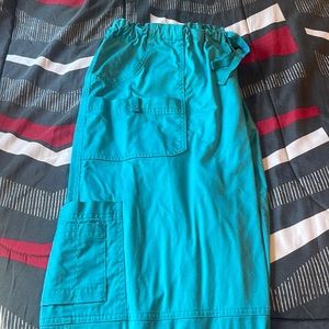 Teal scrub pants 2XL